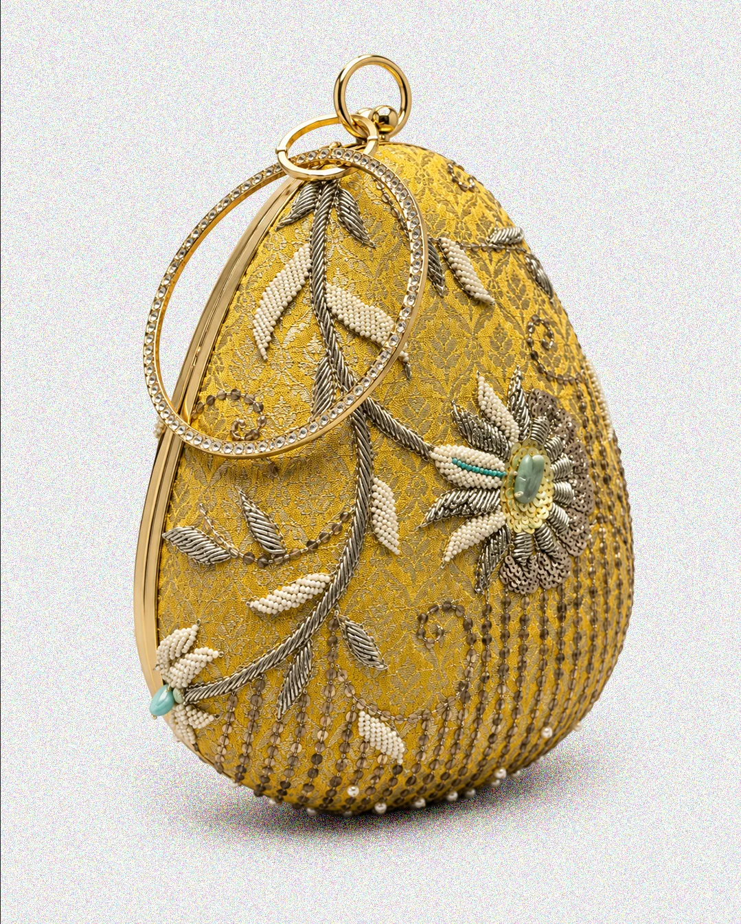 Gul Banaras Drop Clutch
