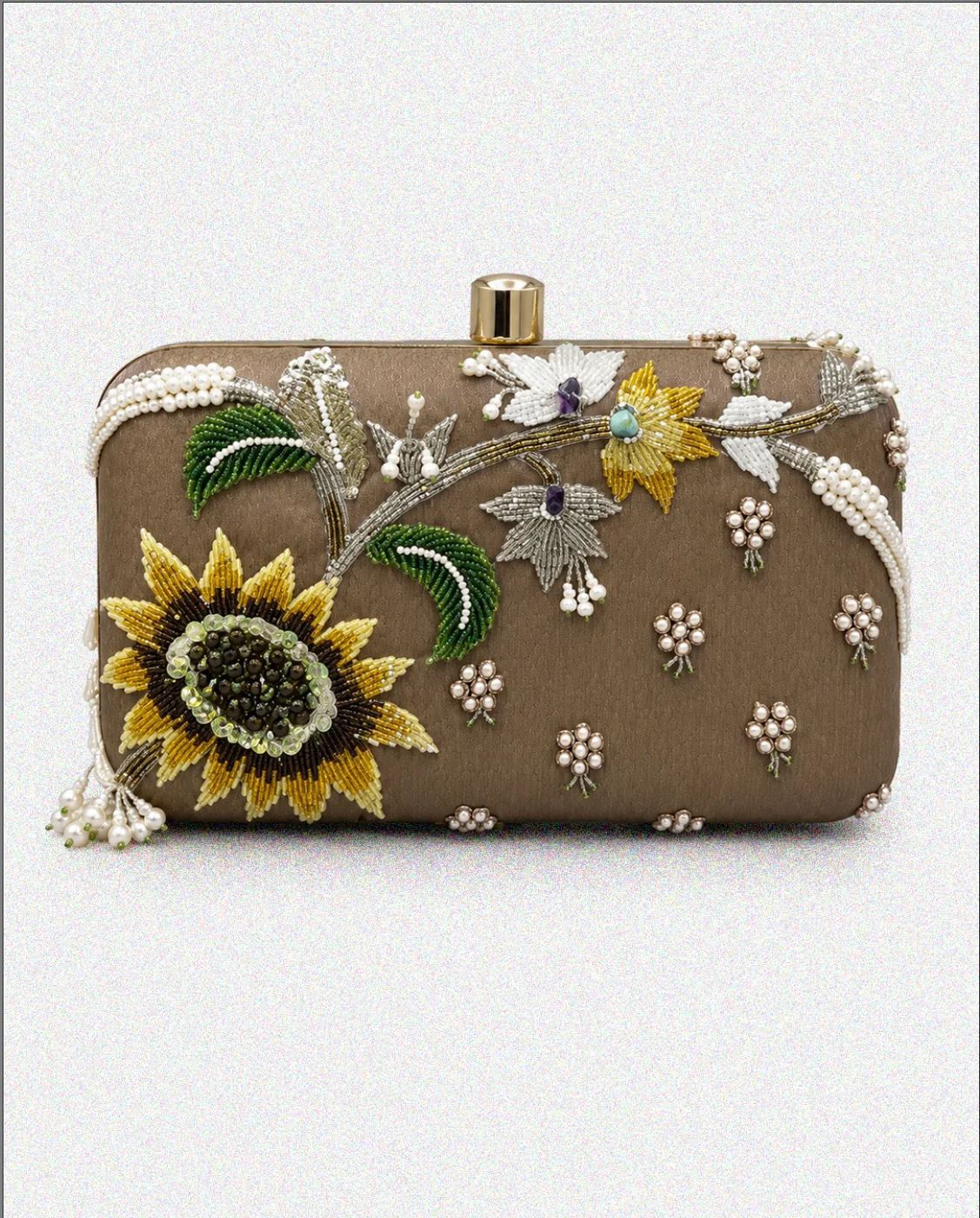 The Baqsa Shell Stone Clutch - Image 2