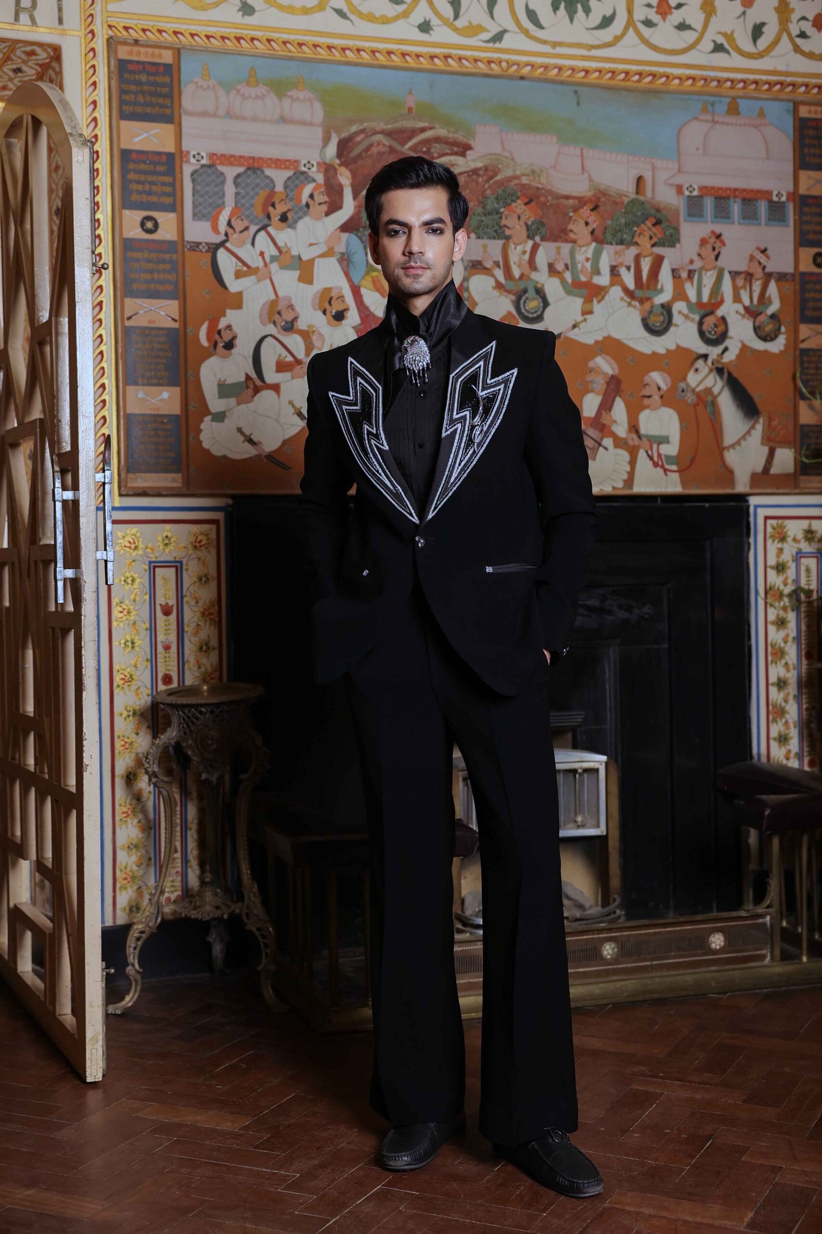 The ceremonial insignia tuxedo