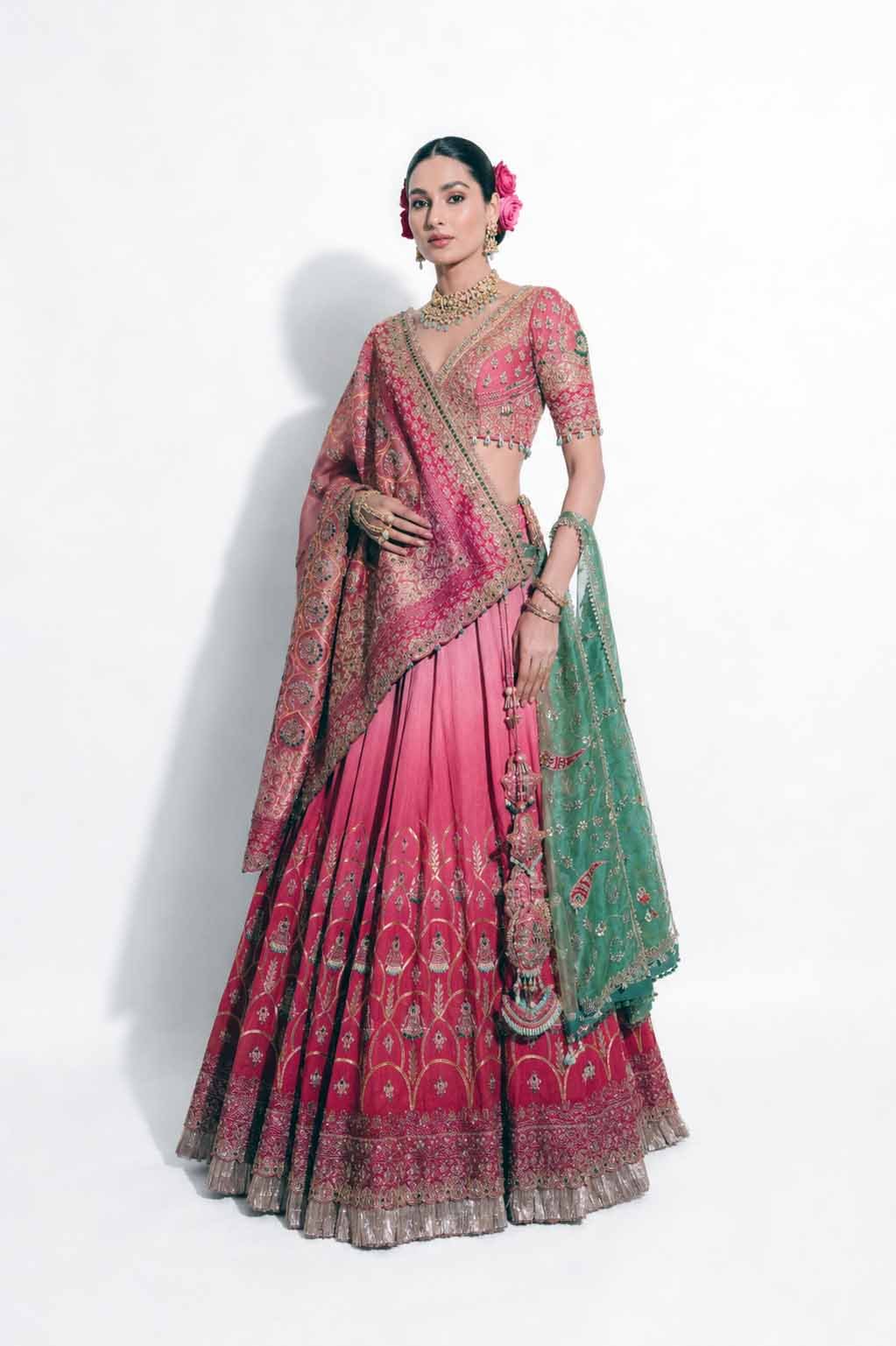 The Baqsa Rougé Heirloom Lehenga