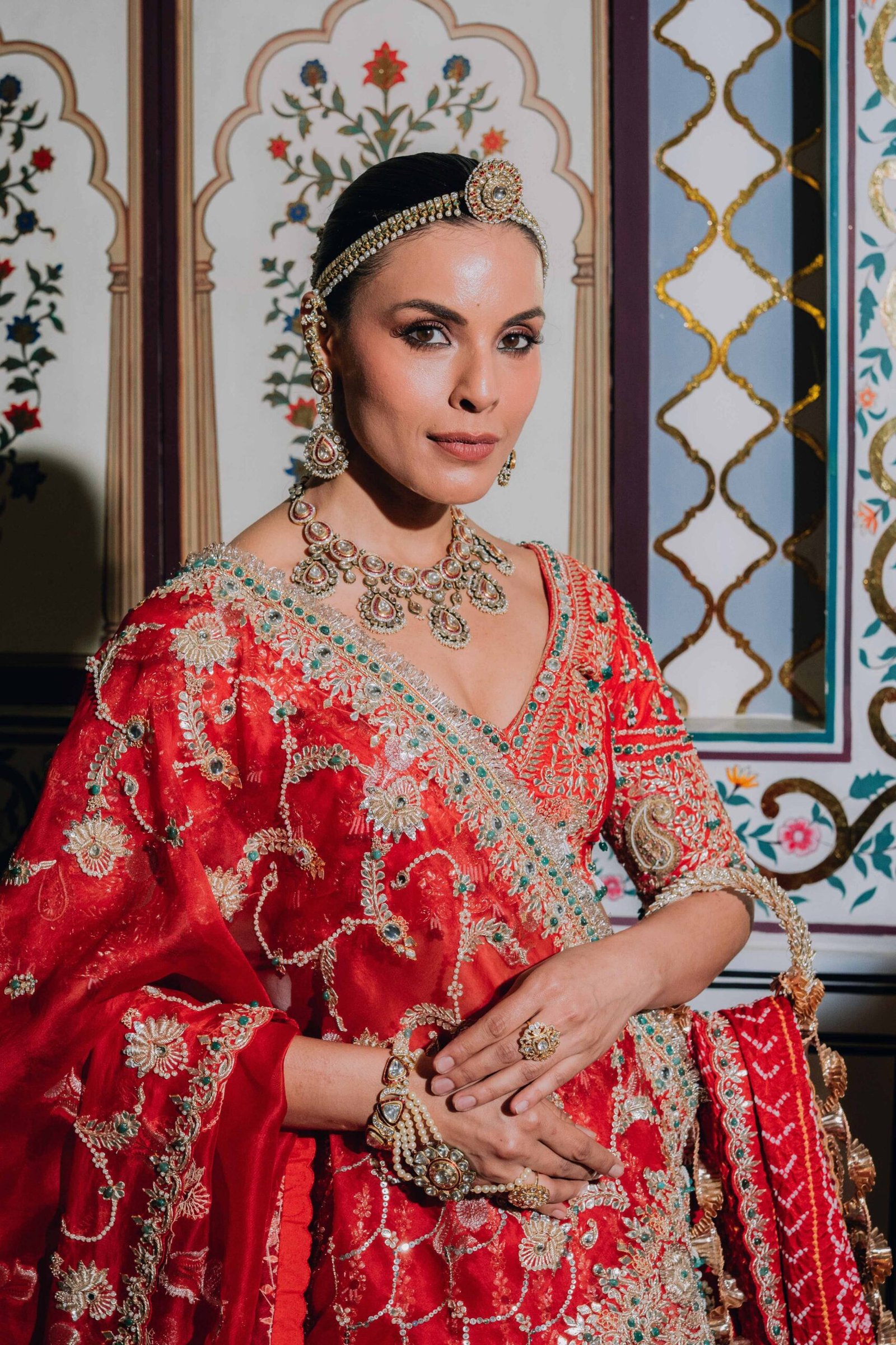 The Baqsa Vintage Jewelled Lehenga - Image 3