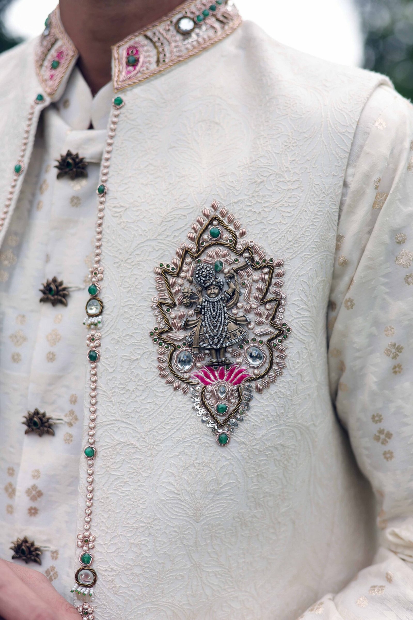 The pichwai sherwani - Image 3