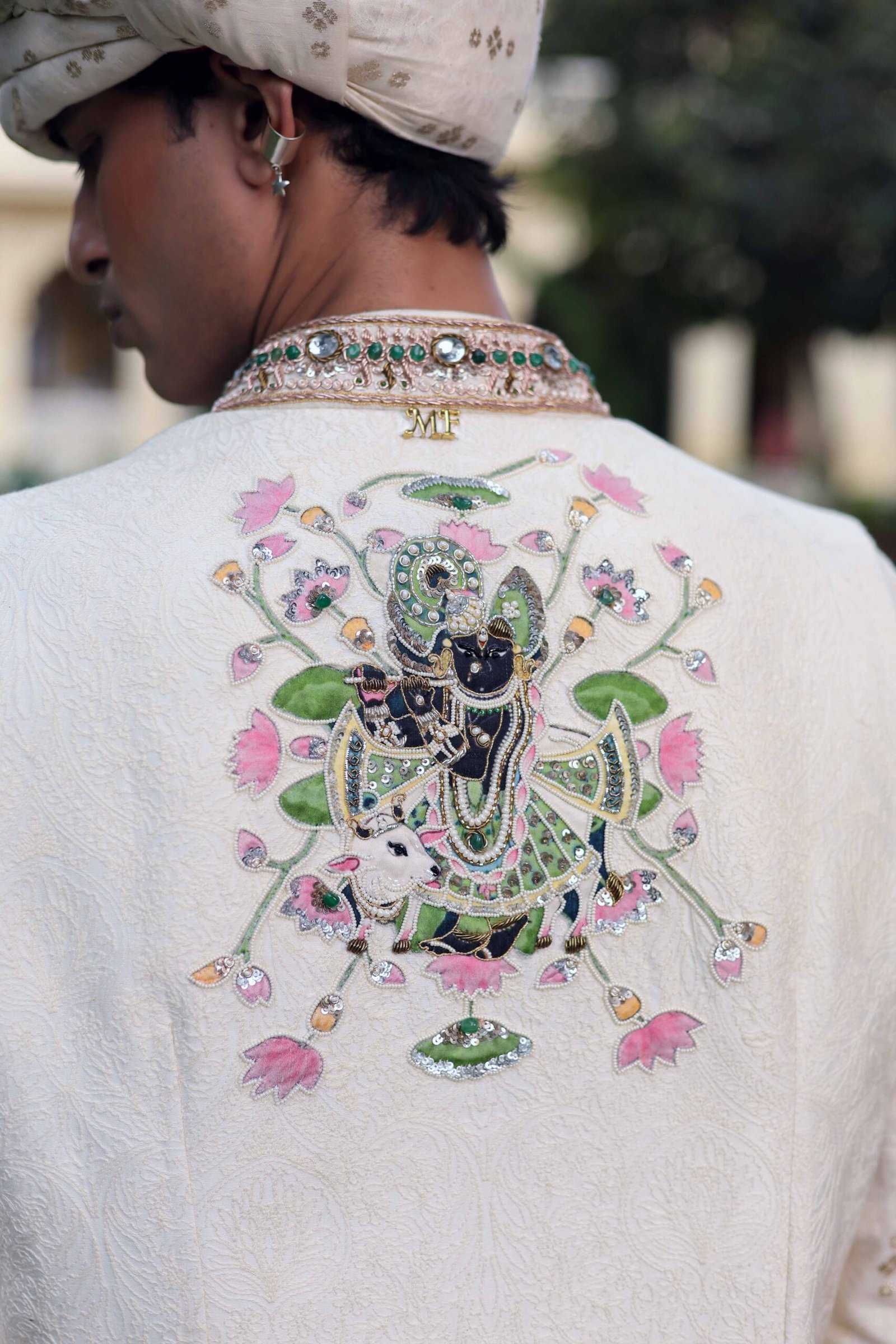 The pichwai sherwani - Image 2